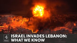 Israel launches ground invasion of Lebanon  what we know [upl. by Carrillo702]