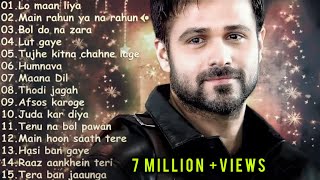 Best of Emraan Hashmi Playlist 2023  Superhit Jukebox  Audio Hindi Sad Love Songs Collection 2023 [upl. by Sherrie60]