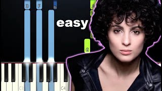 Barbara Pravi  Voila Easy Piano Tutorial Eurovision [upl. by Map921]