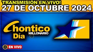 CHONTICO DÍA Resultado CHONTICO DIA DOMINGO 27 de octubre de 2024 [upl. by Etteraj]