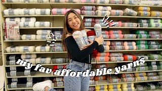 come yarn shopping with me  my fav yarns 🧶🧶 [upl. by Jaela685]