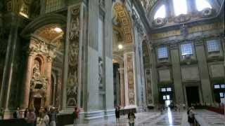 Vatican Inside St Peters Basilica [upl. by Lilia820]