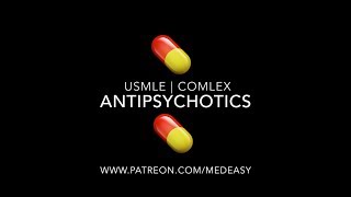 Antipsychotic Drugs amp Pharmacology Typical 1st Gen Atypical 2nd Gen NMSEPS  USMLE  COMLEX [upl. by Alvita]