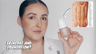 CLINIQUE EVEN BETTER CLINICAL SERUM FOUNDATION FIRST IMPRESSIONS REVIEW WEAR TEST  All 42 shades [upl. by Arreik]