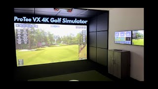 ProTee VX 4K Golf Simulator Installation [upl. by Phylys645]