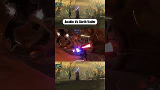 Anakin vs Darth Vader in Starwars Battlefront 2 [upl. by Kellda]