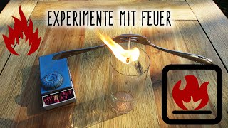 Experimente mit Feuer  einfach  wenig Material [upl. by Madancy]