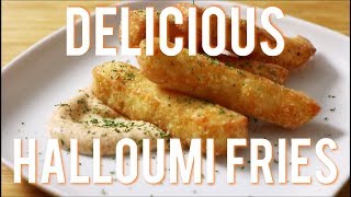 Perfect Halloumi Fries Recipe  PTMTR [upl. by Suilenroc477]