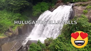 Huluganga Ella Falls Knuckles Range Waterfalls SriLanka [upl. by Kcirderf9]