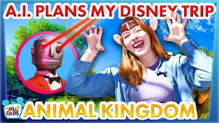 I Let AI Plan My Disney World Trip  ChatGPT in Disneys Animal Kingdom [upl. by Hulburt]