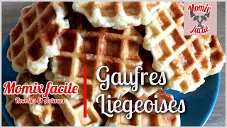 Gaufres liégeoises au Thermomix [upl. by Powel]