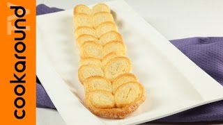 Ventagli dolci con la pasta sfoglia  Dolci semplici da fare [upl. by Ayotna731]