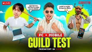 LIVE DO OR DIE 😭 NG PC PLAYER GUILD TEST 🥵 nonstopgaming free fire live [upl. by Annahsor]