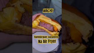 Faça seu hambúrguer na Airfryer assim fica super suculento food fitness receita airfryer [upl. by Llesig]