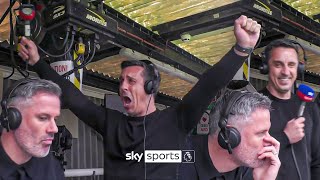 EXTENDED Carra and Neville Comms Cam during Manchester United 22 Liverpool 🎥 [upl. by Adamsun]