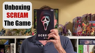 Scream The Game  Funko Board Game Unboxing [upl. by Asiar]