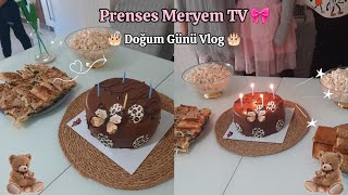 Meryemin Doğum Günü VlogPrenses Meryem TV 🎀 [upl. by Neirol83]