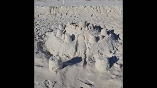 My Sandcastle Build sandcastles beach architecture shorts subscribe like comment [upl. by Sherm]