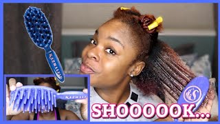 The BEST Detangling Tool to Detangle Natural Hair in 10mins  KAZMALEJE [upl. by Nelan]