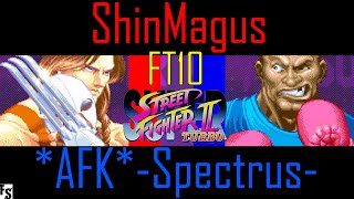 Super Street Fighter 2 Turbo  ShinMagus Claw vs AFKSpectrus Boxer Fightcade FT10 [upl. by Sherrill390]