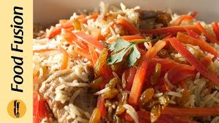 Kabuli Pulao  Afghani Pulao Simplified Recipe By Food Fusion [upl. by Etnaed121]