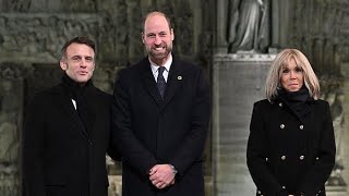 Prince Williams FIRM HANDSHAKE to Donald Trump at Notre Dame Re Opening [upl. by Faun388]