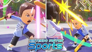 ⚔ FIRST LOOK AT CHAMBARA in Nintendo Switch Sports [upl. by Latashia971]