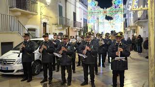 Banda di Triggiano  Marcia Le dive  Apertura festa di San Trifone 2024 Adelfia Bari [upl. by Zevahc975]