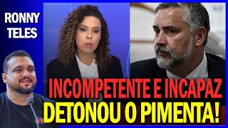 UOL Detona Paulo Pimenta INCOMPETENTE e INCAPAZ [upl. by Eyanaj]