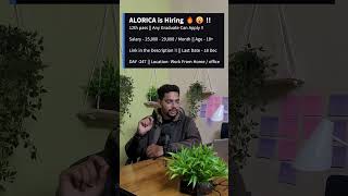 Alorica is Hiring  Customer Experience Agent  DAY247 viralvideo workfromhomejobs [upl. by Enida]