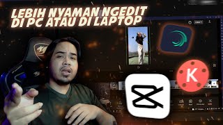 Tutorial Cara install alight motion kine master capcut di PC dan LAPTOP 2022 [upl. by Ahsiatal296]