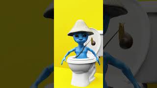 Pizza Tower Scream Meme Gman Skibidi Toilet vs Blue Smurf Cat [upl. by Anoiuq]