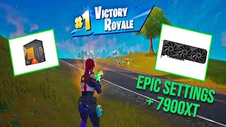 RYZEN 9 7950x3d  7900XT  FORTNITE CHAPTER 2 REMIX EPIC SETTINGS  1080p UNLIMITED FPS [upl. by Spenser]