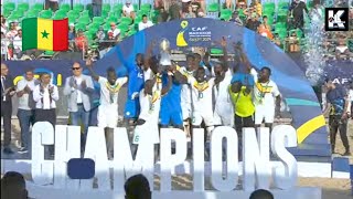 FINALE BEACH SOCCER CÉRÉMONIE OFFICIELLE DE REMISE DE TROPHEE SENEGAL WINNER 2024 [upl. by Hamrnand]