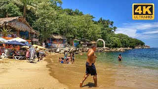 Puerto Vallarta MEXICO 🇲🇽  MISMALOYA BEACH  4K  Walking Tour [upl. by Katlaps220]