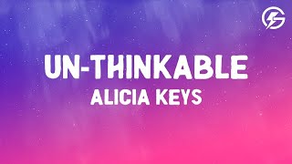 Alicia Keys  Unthinkable Im Ready LyricsLetra [upl. by Ora]