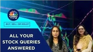 Which Are The Best Stocks To Buy Hold amp Sell All Your Stock Queries Answered  CNBC TV18 [upl. by Aitrop]