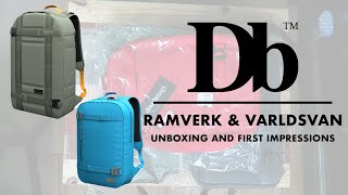 Db Douchebags Ramverk amp Världsvan Scholar  Unboxing and First Impression [upl. by Lahey84]