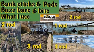 Rod pod or bank sticks or buzz bars Solar worldwide  carp fishing [upl. by Hnib]