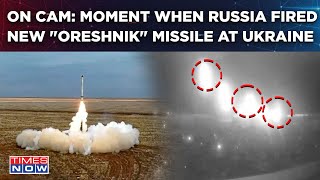 On Cam Exact Moment When Russia Fired Historic Hypersonic Oreshnik Missile At Ukraines Dnipro [upl. by Enelyk]