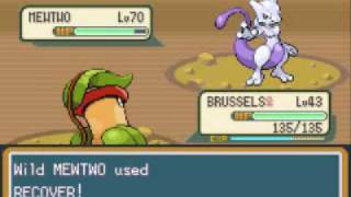 Pokemon Leaf Green Walkthrough Part 92 Catching the Legendary Pokemon Mewtwo [upl. by Nylitsirk]