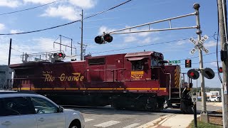 HMCR 8527 and HMCR 8560 pull 15 Covered Hoppers North Across Bob Wallace Avenue [upl. by Henni512]