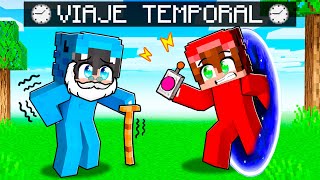 Viajé en el Tiempo para Trollear a Mis Amigos en Minecraft [upl. by Rocker]