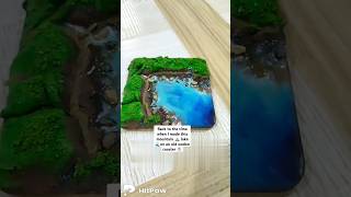 diorama resin resinart art realisticart waterfall mountains [upl. by Oremo671]