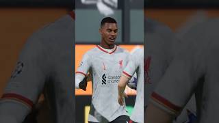 Gravenberch Goal fc24 gameplay ps5 shorts liverpool [upl. by Cadmann]