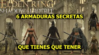 Elden Ring Shadow of the Erdtree 6 ARMADURAS SECRETAS mas que tienes que tener [upl. by Enyar]