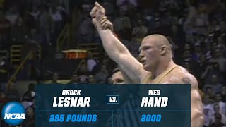 WWE star Brock Lesnars 2OT NCAA title win in 2000 [upl. by Enohpesrep13]