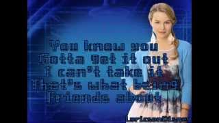 Lemonade Mouth  quotDeterminatequot Lyrics Video [upl. by Vaasta]