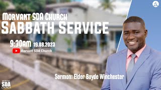 Morvant SDA Church  Sabbath Service  August 19th 2023 [upl. by Lunna]