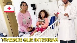 ELA FICO 5 DIAS INTERNADA NO HOSPITAL [upl. by Ardiedal372]